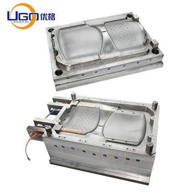 comprar Silla de silla de plástico de inyección de molde de espalda con piernas de aluminio silla de oficina online manufacture