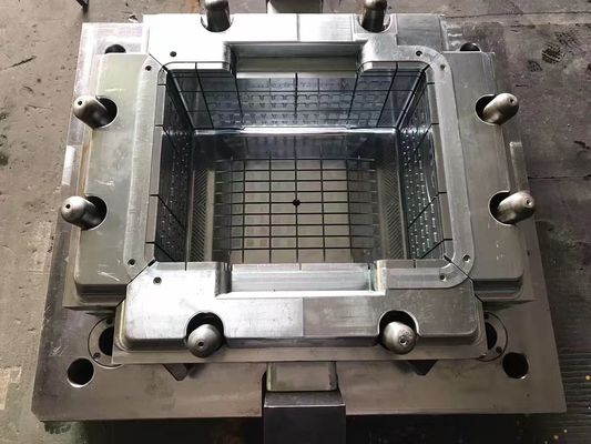 Fruit Crate Plastic Injection Mould Auto Drop Cold Runner for Lybia