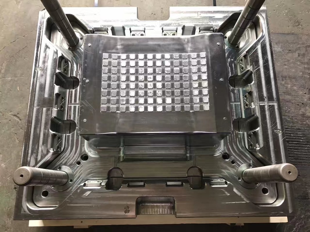 Fruit Crate Plastic Injection Mould Auto Drop Cold Runner for Lybia