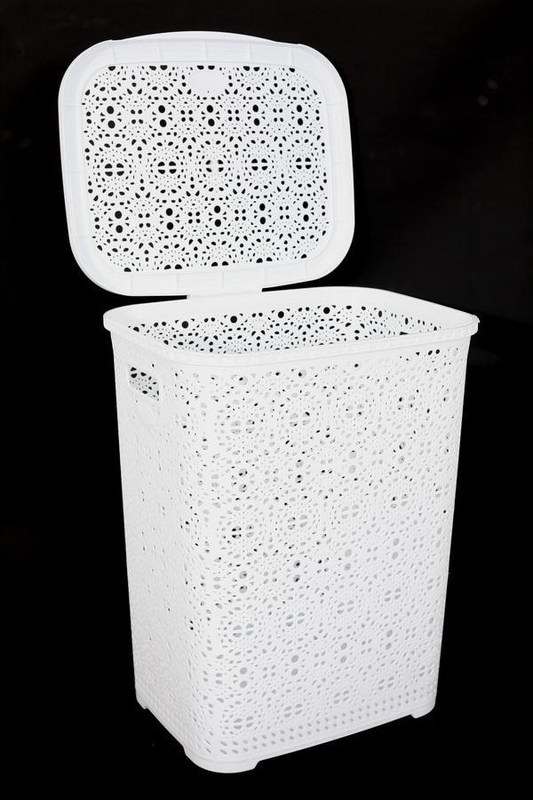 New fashion design Plastic Laundry Basket Mould with cover