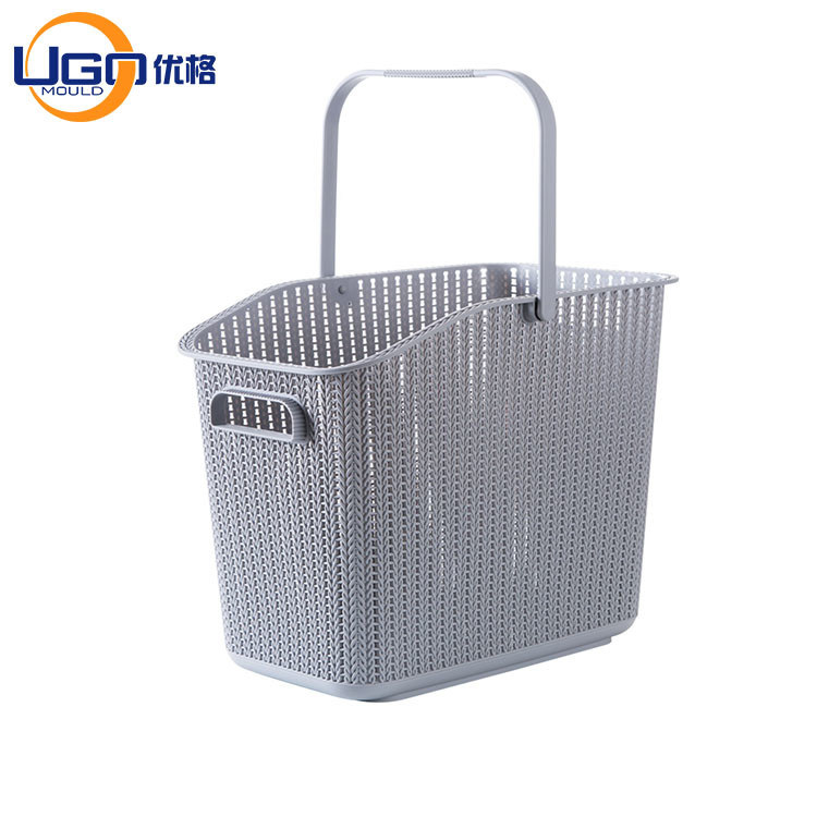 New fashion design Plastic Laundry Basket Mould with cover